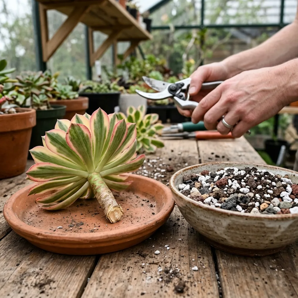 Güneş Patlaması Sukulenti (Aeonium