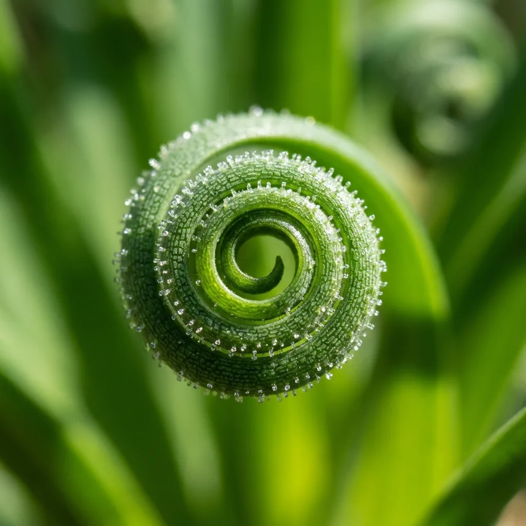 Tirbüşon Albuca (Albuca spiralis) Bakım Rehberi: Kıvrık Yaprakların Sırrı ve Soğanlı Sukulent Yetiştiriciliği - Botanik Detay ve Yaprak Dokusu