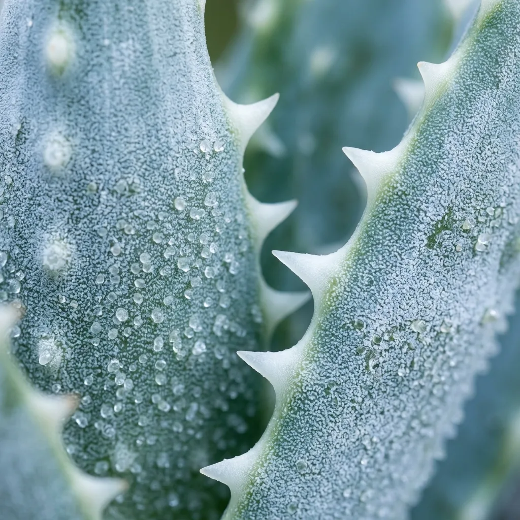Guía de Cuidados del Aloe de Hoja Corta (Aloe brevifolia): Secretos Botánicos de las Rosetas Azules - Detalle Botánico y Morfología