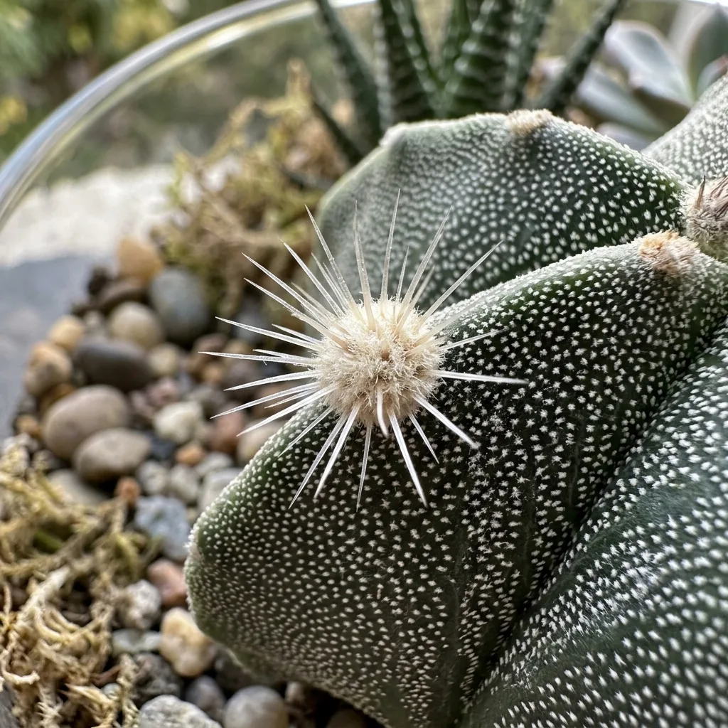 Wie alt wird ein Kaktus? Jahrhundert-Kaktus-Design im Terrarium und Geheimnisse für ein langes Leben - Botanisches Detail und Blattmorphologie