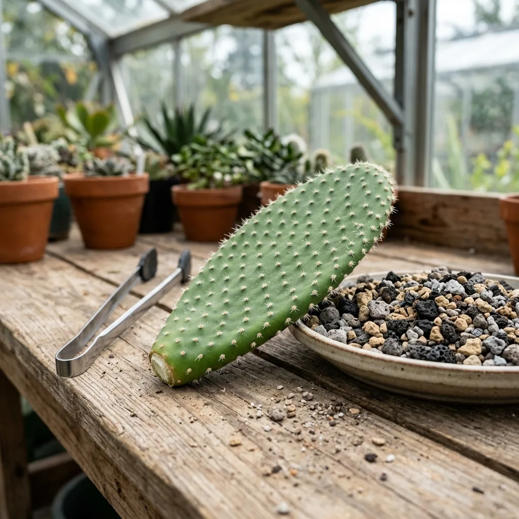 Tavşan Kulakları Kaktüs (Opuntia microdasys) Nasıl Yetiştirilir? Uzman Bakım ve Çoğaltma Rehberi - Saksılama ve Çoğaltma Aşaması