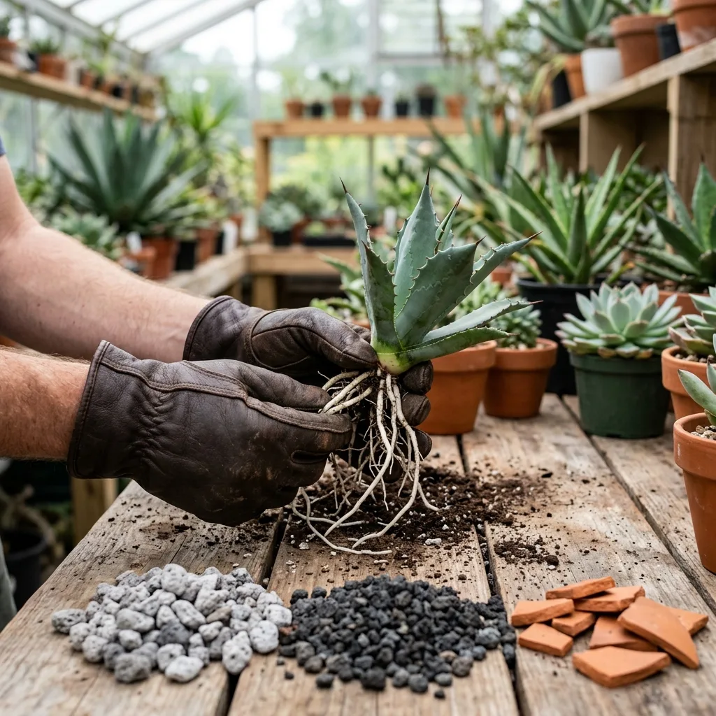 Yüzyıl Bitkisi (Agave americana) Hastalıkları ve Sukulent Yetiştirme Sorunları Çözüm Rehberi - Saksılama ve Çoğaltma Aşaması