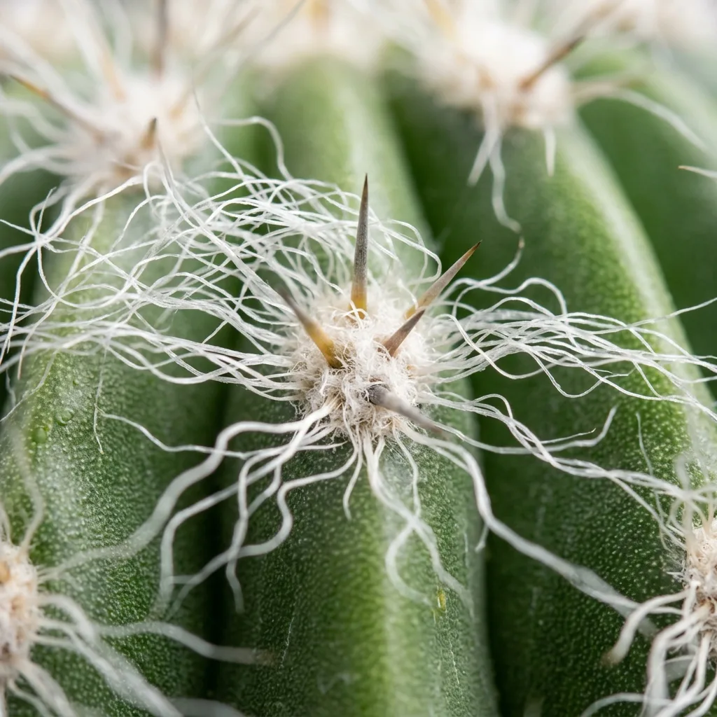 Cephalocereus senilis Pflege: Greisenhaupt-Kaktus & Sammlergeheimnisse - Botanisches Detail und Blattmorphologie