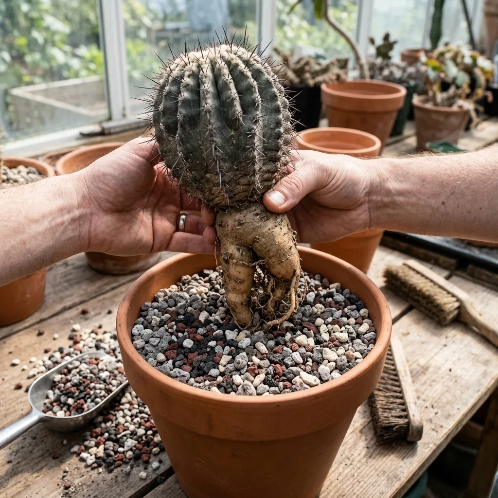 Copiapoa Kaktüsü Büyütme ve Bakım Rehberi: Atacama Çölü Fizyolojisi, Kök Havalandırması ve Çürümesiz Gelişim - Saksılama ve Çoğaltma Aşaması