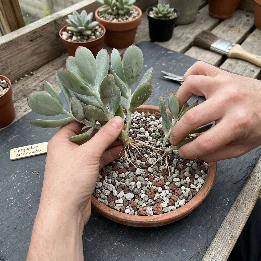 Schweineohr-Sukkulente (Cotyledon orbiculata) teilen, vermehren und umtopfen: Der botanische Leitfaden - Pflege und Vermehrung