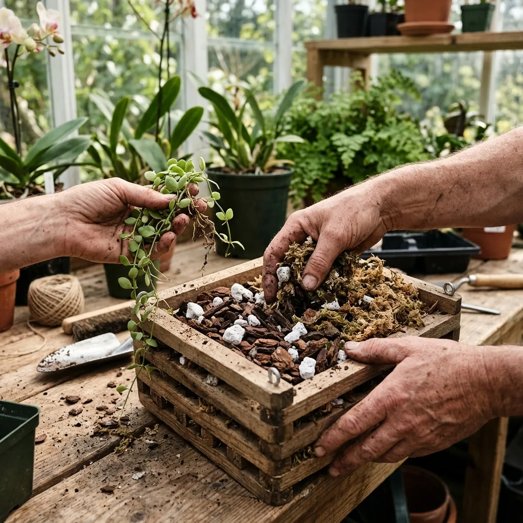 Guía de Cuidados de la Suculenta Dischidia: Cultivo Epífito en Corteza y Protocolo de Humedad - Guía de Cuidado y Propagación