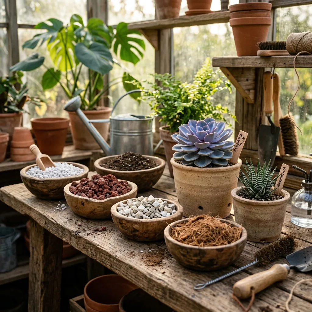 DIY Potting Soil for Succulents: The Science of Aeration and Granular Substrates