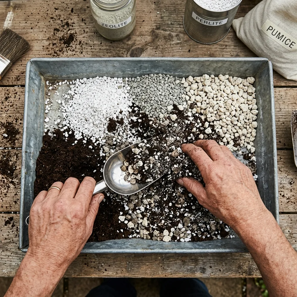 DIY Potting Soil for Succulents: The Science of Aeration and Granular Substrates - Care and Propagation Step