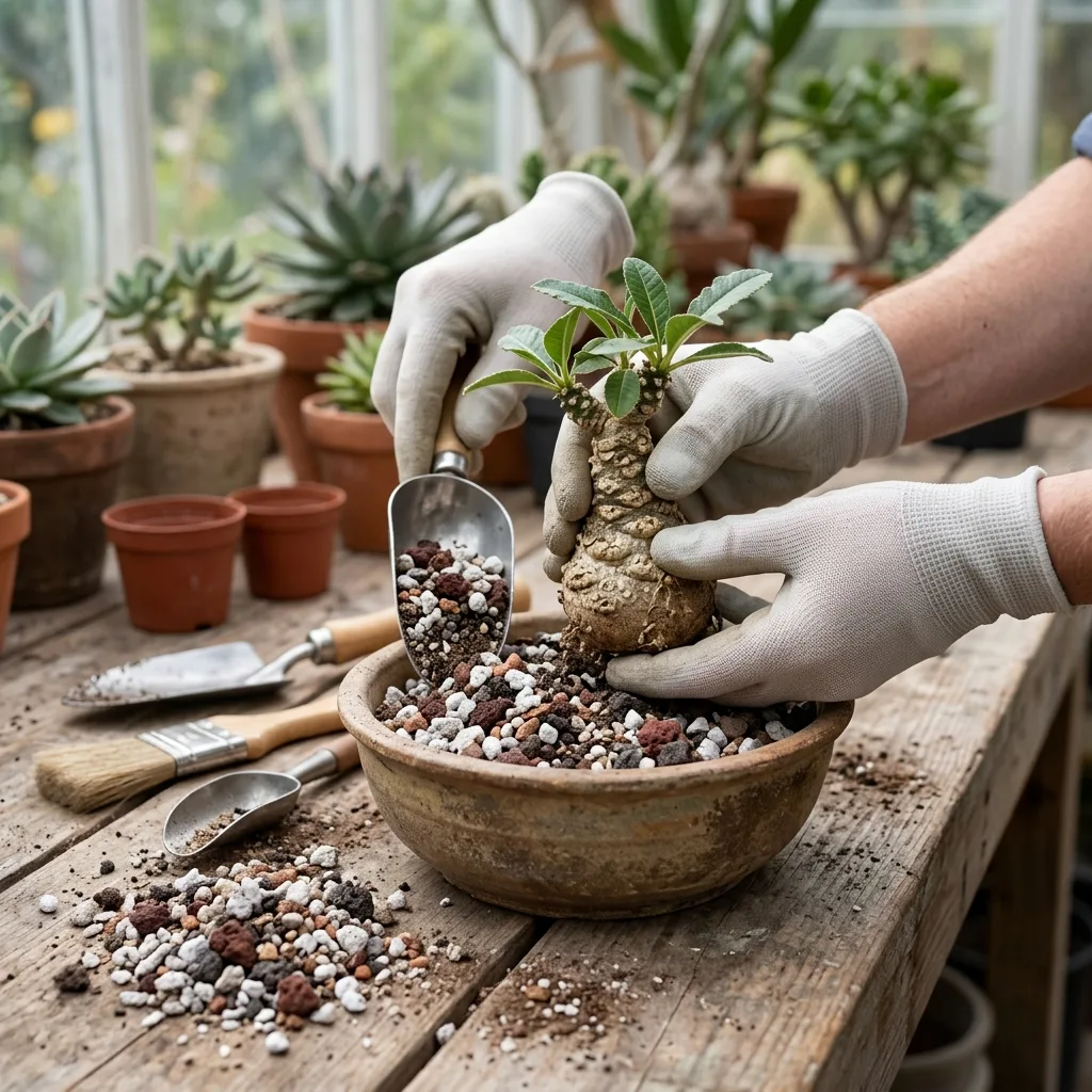 Guía de Cuidados de la Dorstenia: Anatomía del Cáudex, Escudo Floral y Protocolo de Cultivo - Guía de Cuidado y Propagación