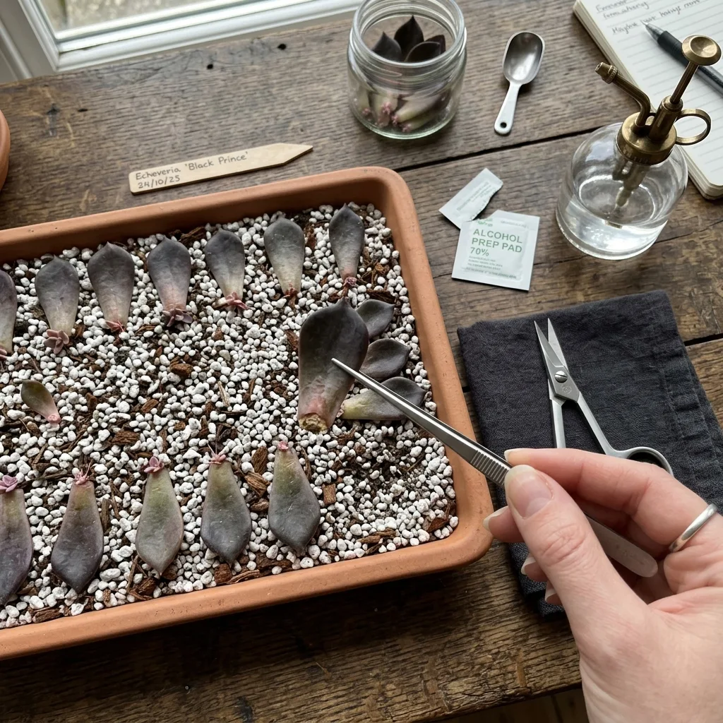 Guía de Propagación de Echeveria 
