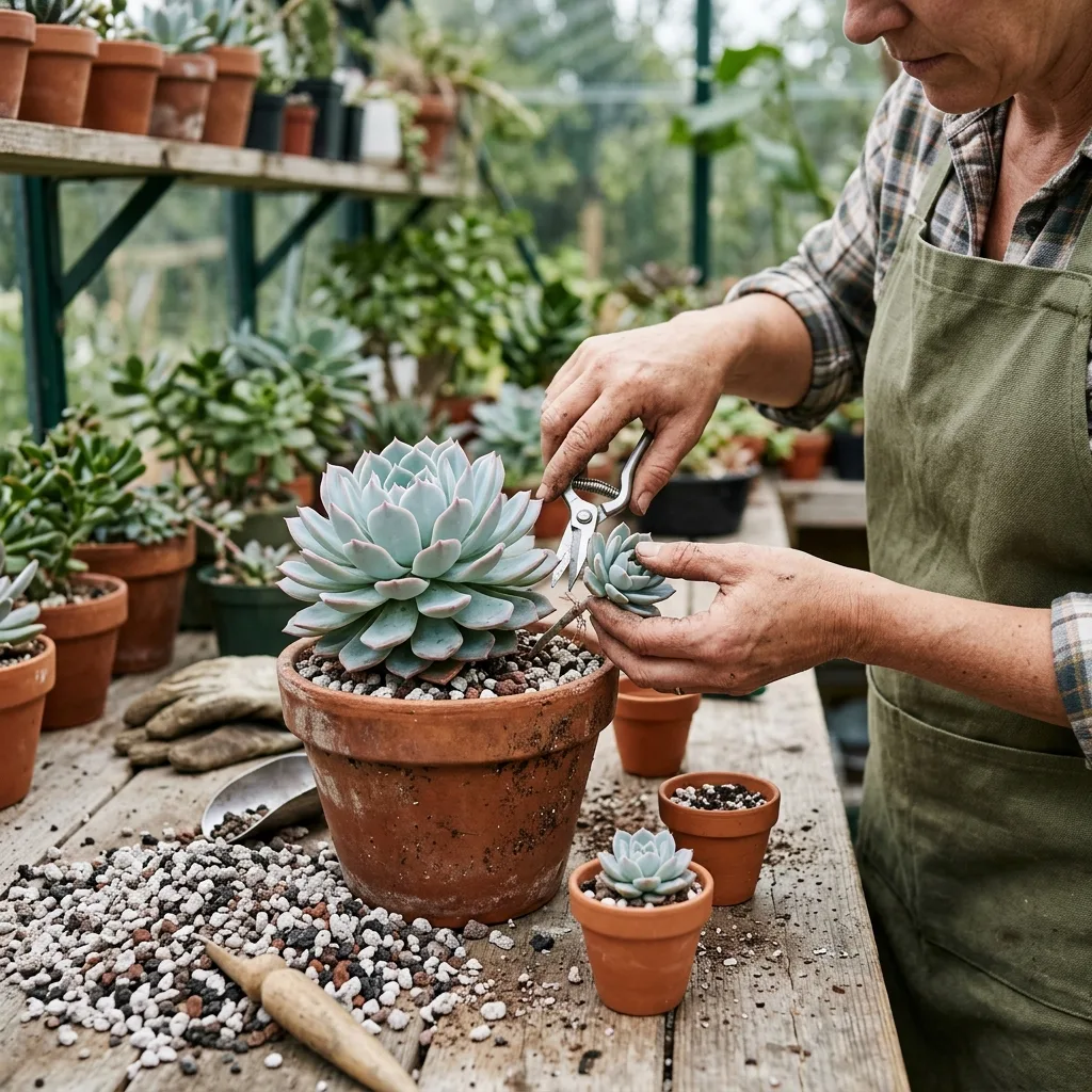 Guía de Cuidados y Cultivo de Echeveria Elegans (Rosa de Alabastro) - Guía de Cuidado y Propagación