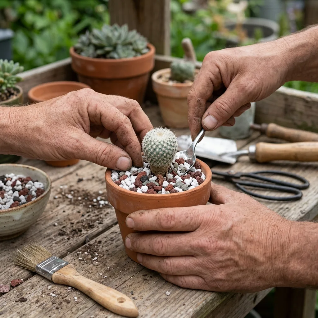 Epithelantha micromeris (Knopfkaktus) Pflege: Miniatur-Wüstenjuwel und Kultivierungsgeheimnisse - Pflege und Vermehrung