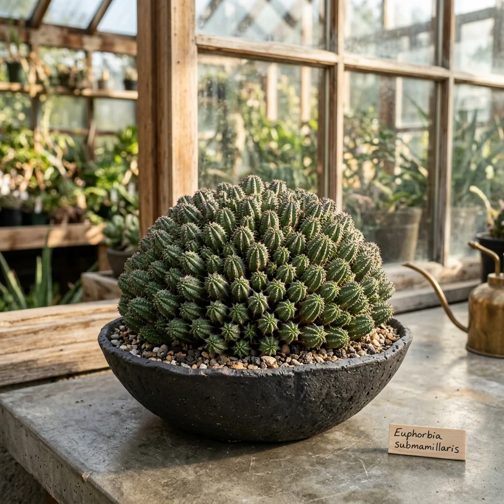 Miniatur-Maiskolben-Sukkulente: Euphorbia submamillaris Pflege- und Botanik-Ratgeber