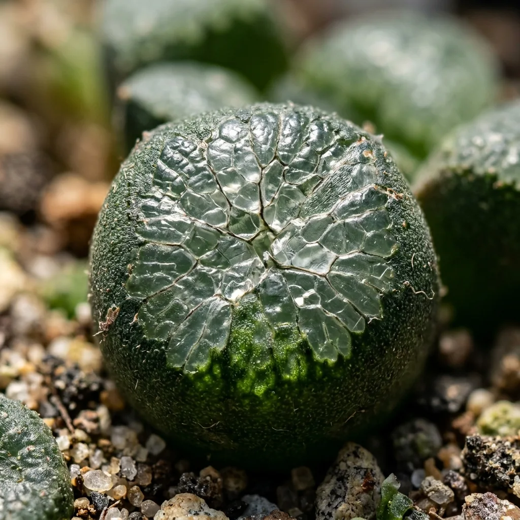 Guía de Cultivo y Cuidado de Frithia: Anatomía de las Hojas Ventana y Protocolo Antipudrición - Detalle Botánico y Morfología