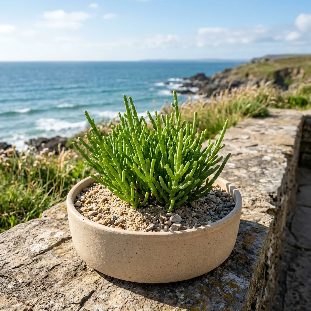 Glasswort (Salicornia) Sukulent Yetiştirme ve Bakım Rehberi: Halofit Fizyolojisi, Tuz Dengesi ve Evde Yetiştirme Protokolü