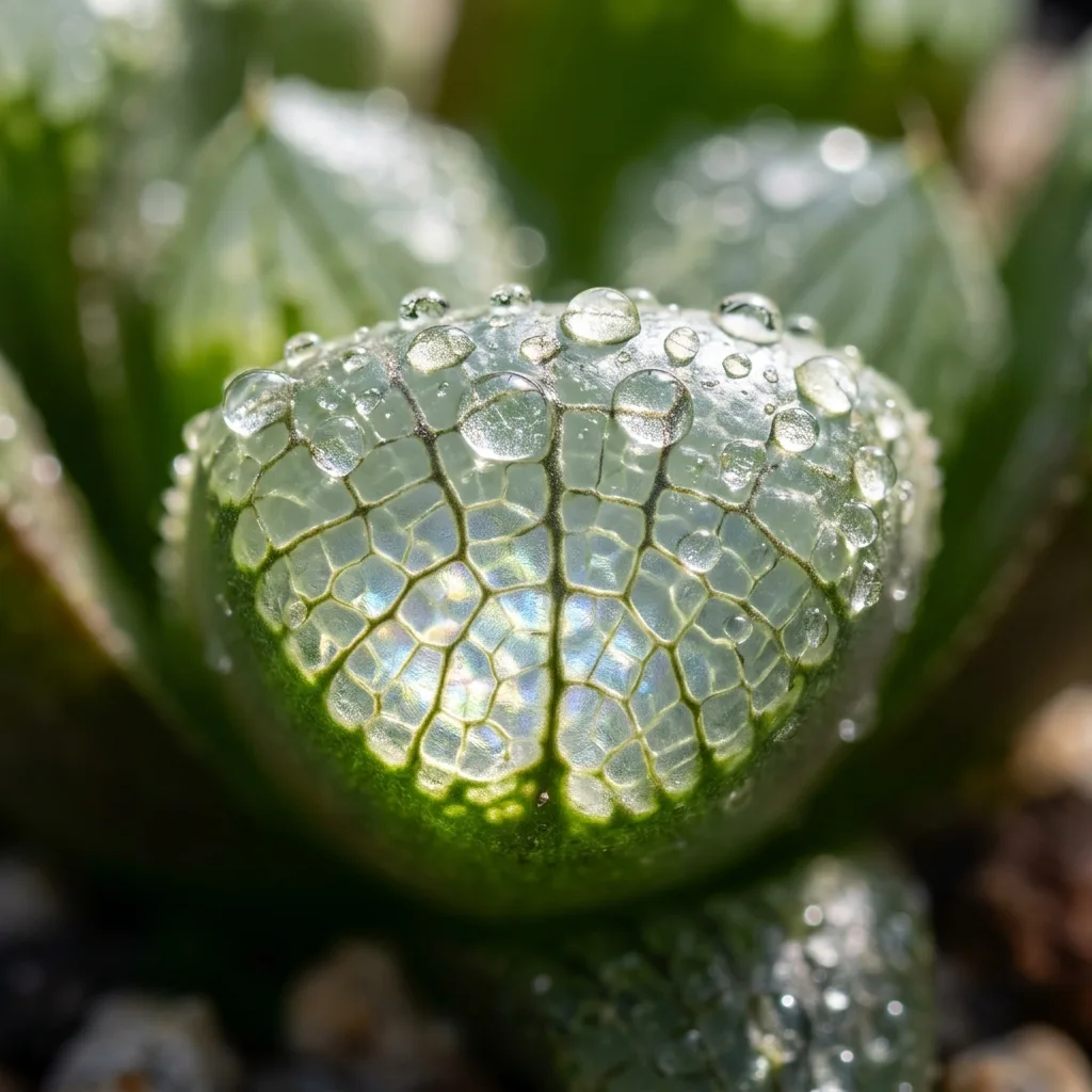 Haworthia Sukkulenten-Pflege und Kultivierung: Fensterblätter und die Kunst des Wachstums - Botanisches Detail und Blattmorphologie