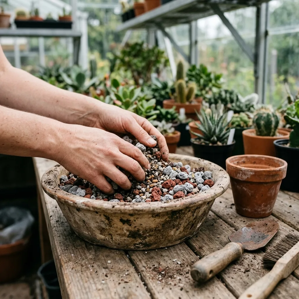 Kendi Kaktüs Toprağınızı Nasıl Yaparsınız? Bilimsel Karışım Formülleri ve Adım Adım Hazırlama Rehberi - Saksılama ve Çoğaltma Aşaması