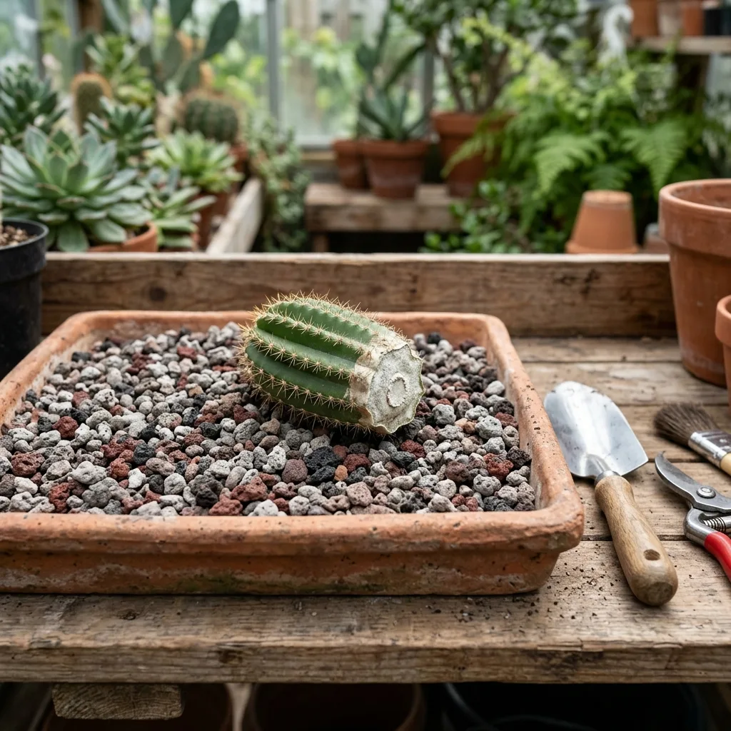 Kaktüs Yavruları Nasıl Ayrılır ve Yayılır? Adım Adım Çoğaltma ve Bakım Rehberi - Saksılama ve Çoğaltma Aşaması
