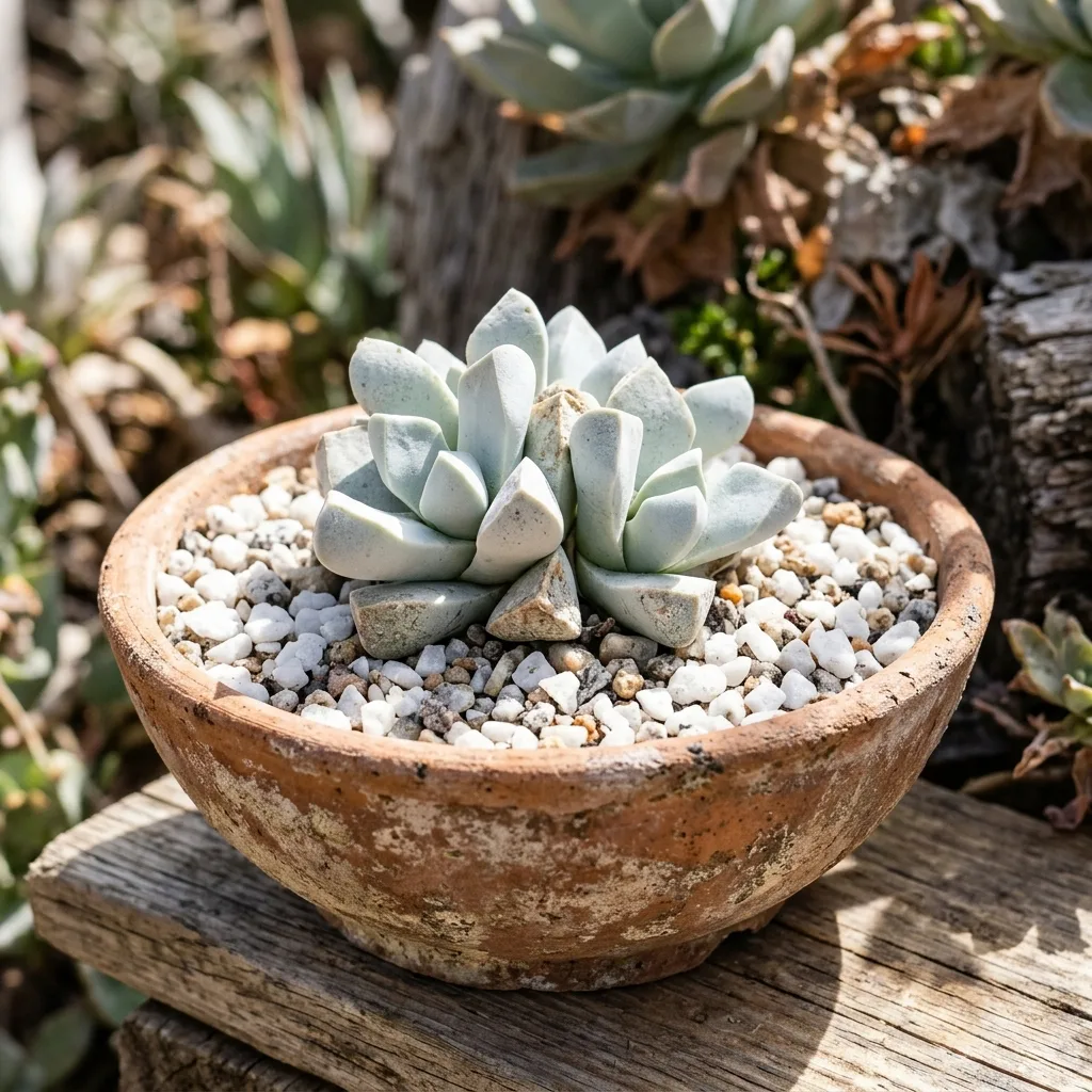 Karoo Gülü Sukulenti (Lapidaria margaretae) Bakım Rehberi: Taş Çölünün Geometrik Mücevheri