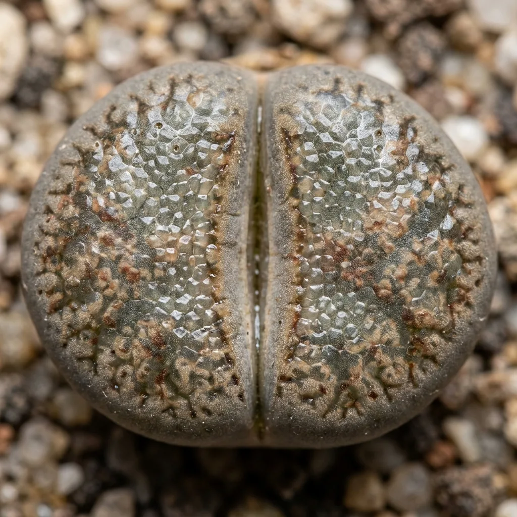 Lithops (Yaşayan Taş) Sukulenti Bakım ve Büyütme Rehberi: Kabuk Değiştirme Fizyolojisi, Mineral Toprak ve Çürümesiz Sulama Protokolü - Botanik Detay ve Yaprak Dokusu