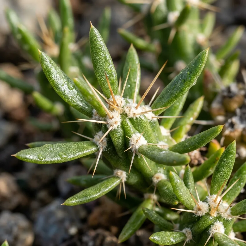 Guía de Cuidados de la Suculenta Maihuenia: El Milagro Resistente a las Heladas de las Cumbres Patagónicas y su Protocolo de Cultivo - Detalle Botánico y Morfología