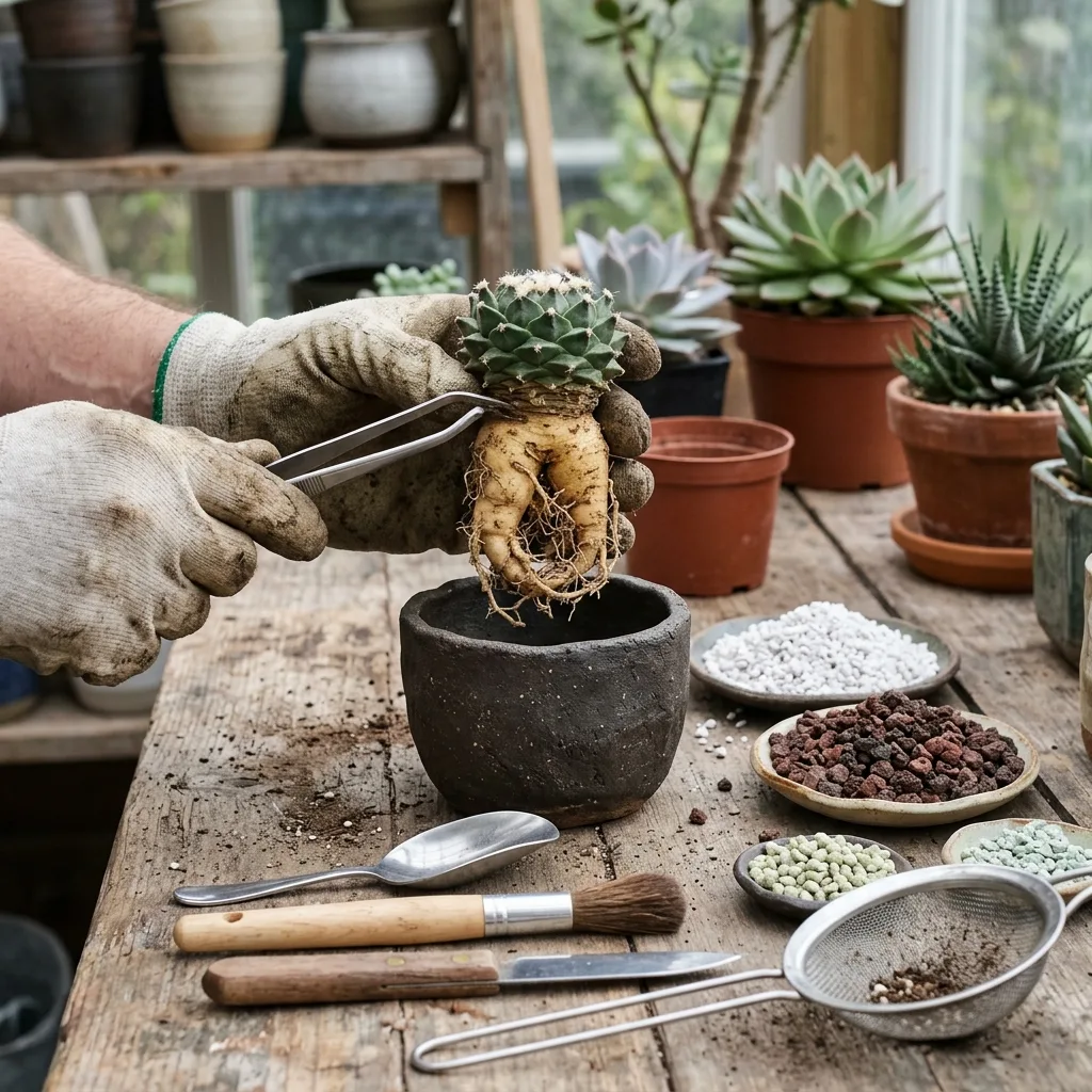 Obregonia denegrii (Artischocken-Kaktus) Pflege: Botanisches Porträt und Kulturanleitung - Pflege und Vermehrung