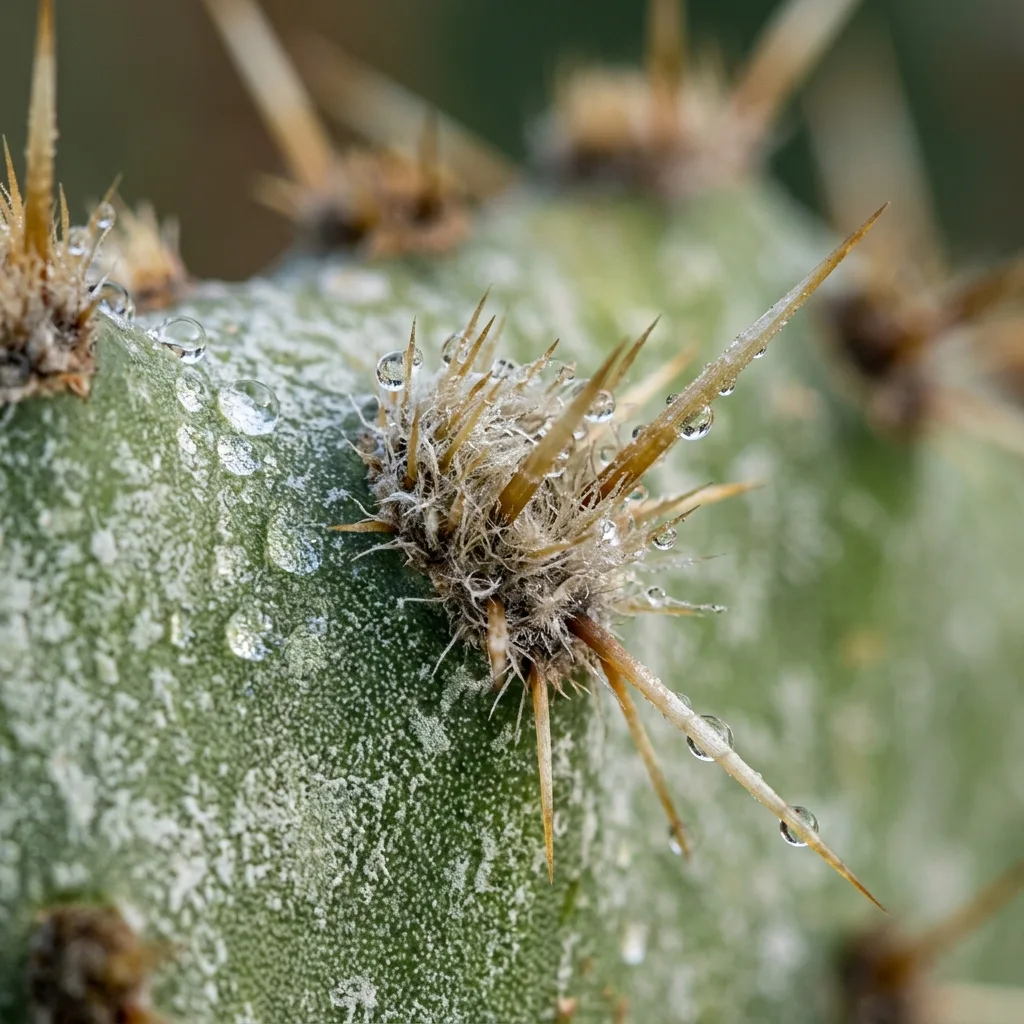 Prickly Pear Cactus (Opuntia ficus-indica) Care Guide and the Miracle of Seed Oil for Skin Health - Botanical Detail and Leaf Morphology