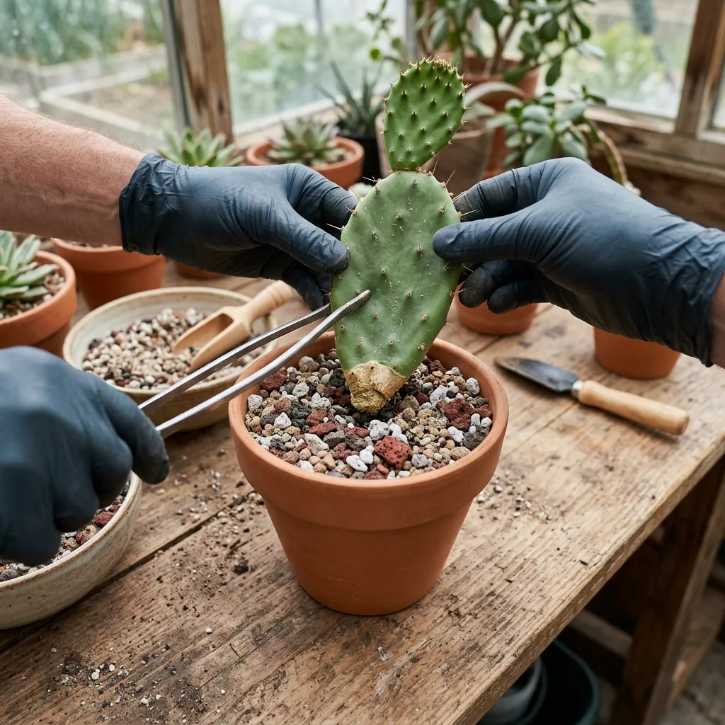 Prickly Pear Cactus (Opuntia ficus-indica) Care Guide and the Miracle of Seed Oil for Skin Health - Care and Propagation Step