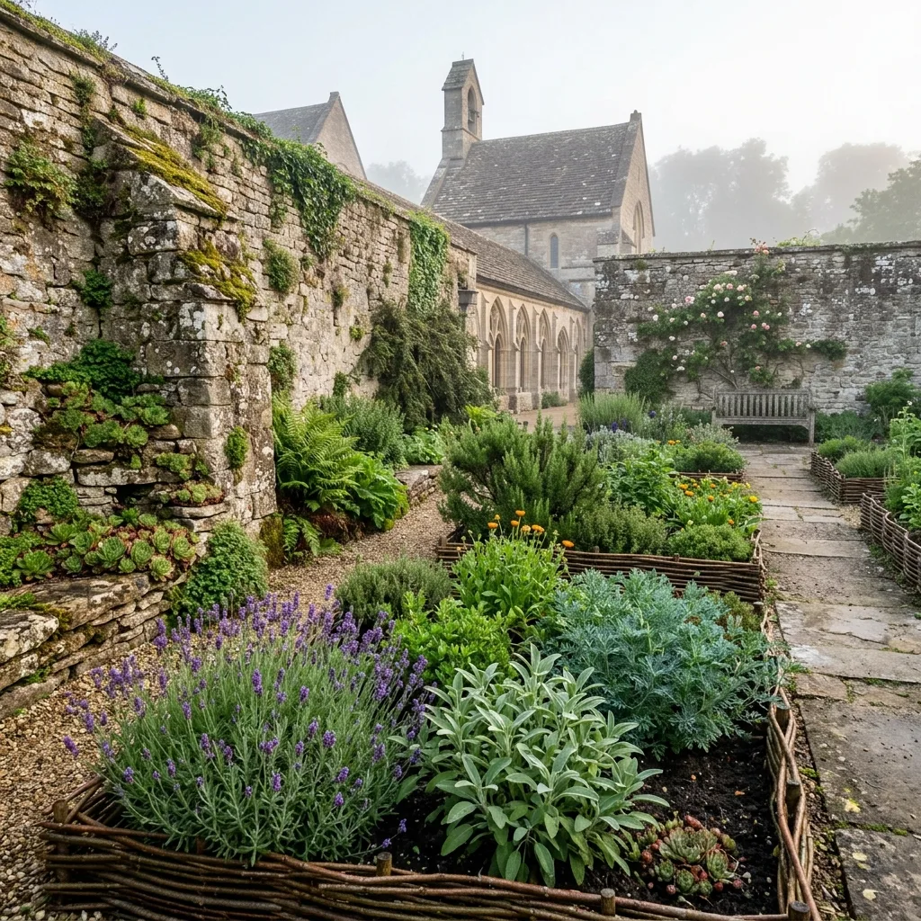 Medieval Garden Design: Disease Diagnostics and Rescue Guide for Historic Plants and Succulents