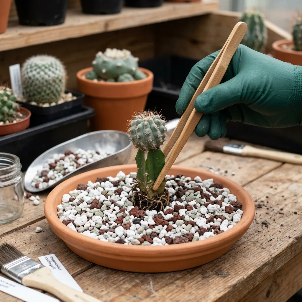 Ortegocactus macdougallii: Meksika Kireçtaşlarının Nadir Mücevheri ve Bakım Rehberi - Saksılama ve Çoğaltma Aşaması