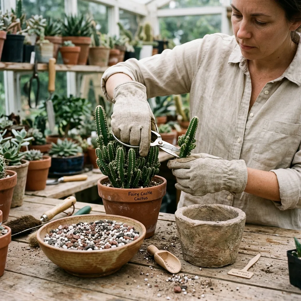 Märchenschloss-Kaktus (Acanthocereus tetragonus) Pflege- und Kultivierungsanleitung: Botanische Geheimnisse der Miniatur-Burgen - Pflege und Vermehrung