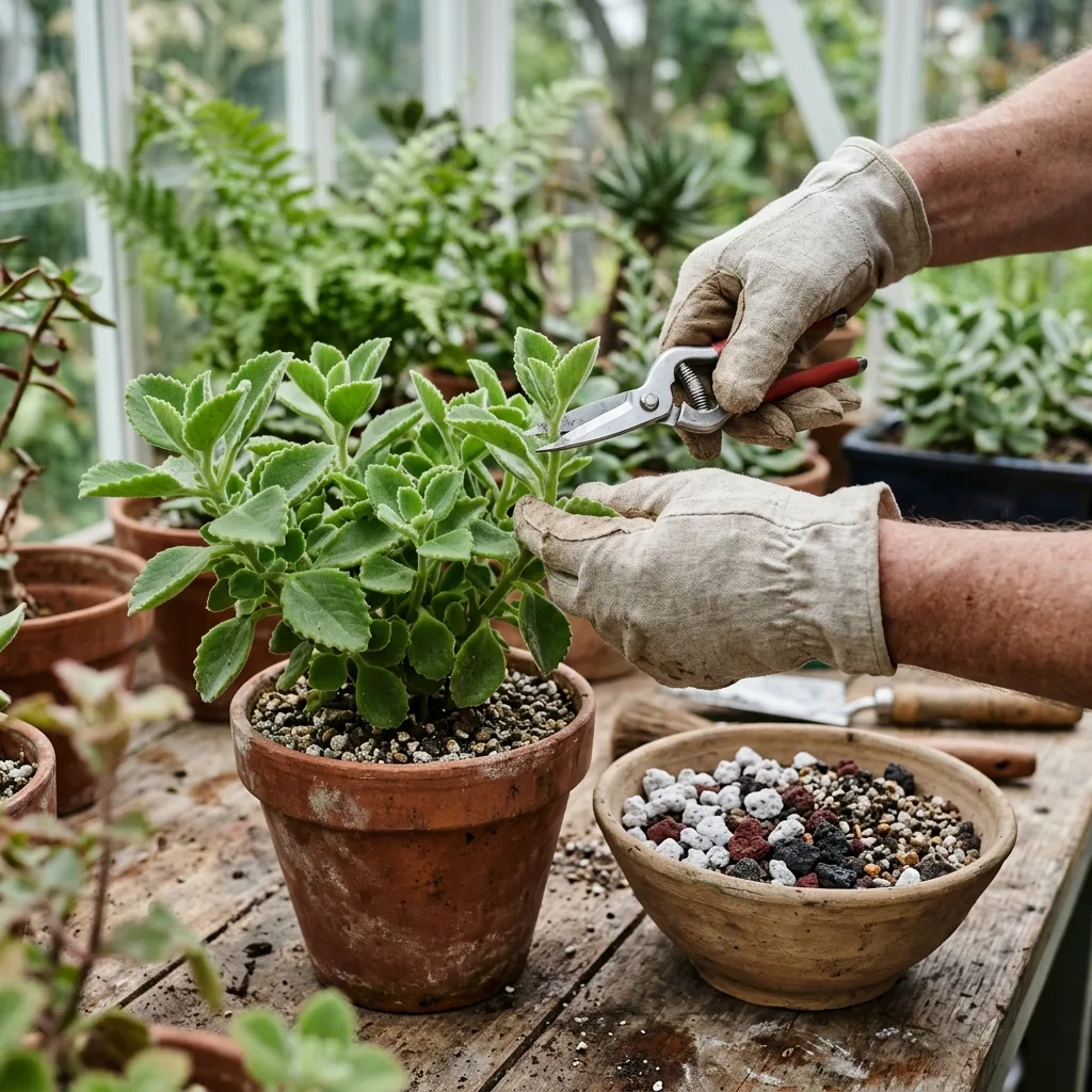 Plectranthus Succulent Growing and Care Guide: Aromatic Fleshy Foliage Physiology and Cultivation Protocol - Care and Propagation Step