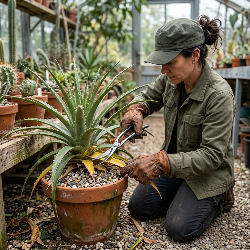 Puya Chilensis (Koyun Yiyen Bitki) Yetiştirme, Diken Tehlikesi, Hastalıkları ve Kurtarma Rehberi - Saksılama ve Çoğaltma Aşaması