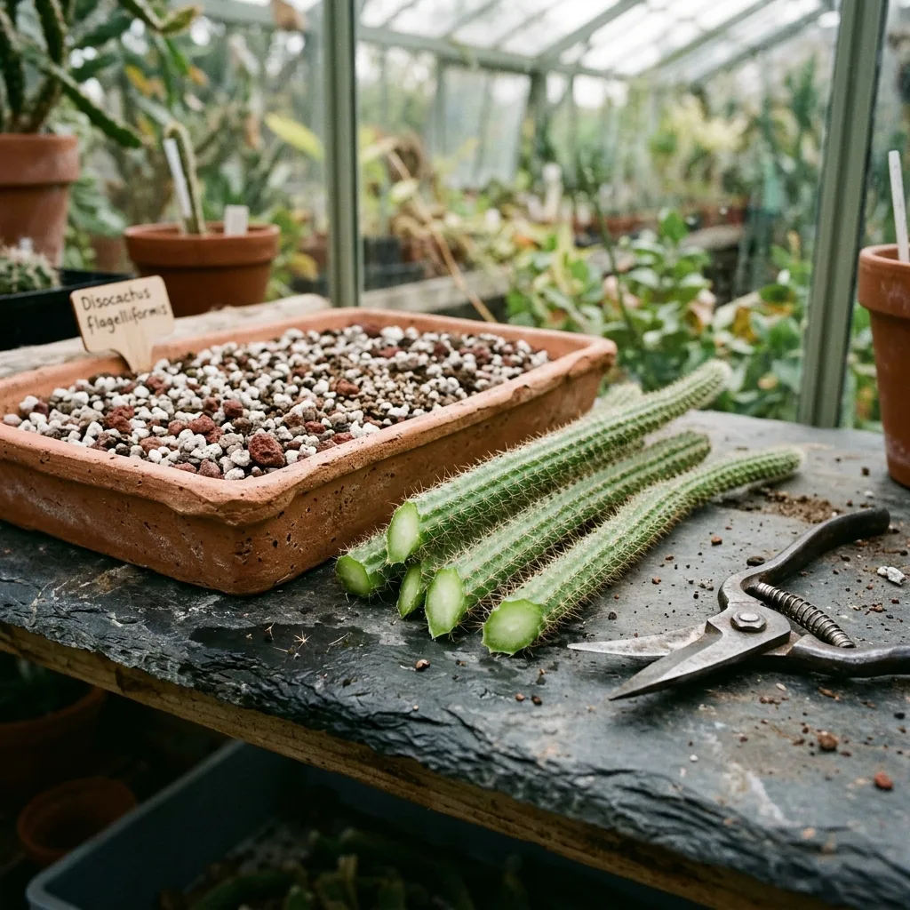 Rat Tail Cactus (Disocactus flagelliformis) Care and Blooming Guide - Care and Propagation Step