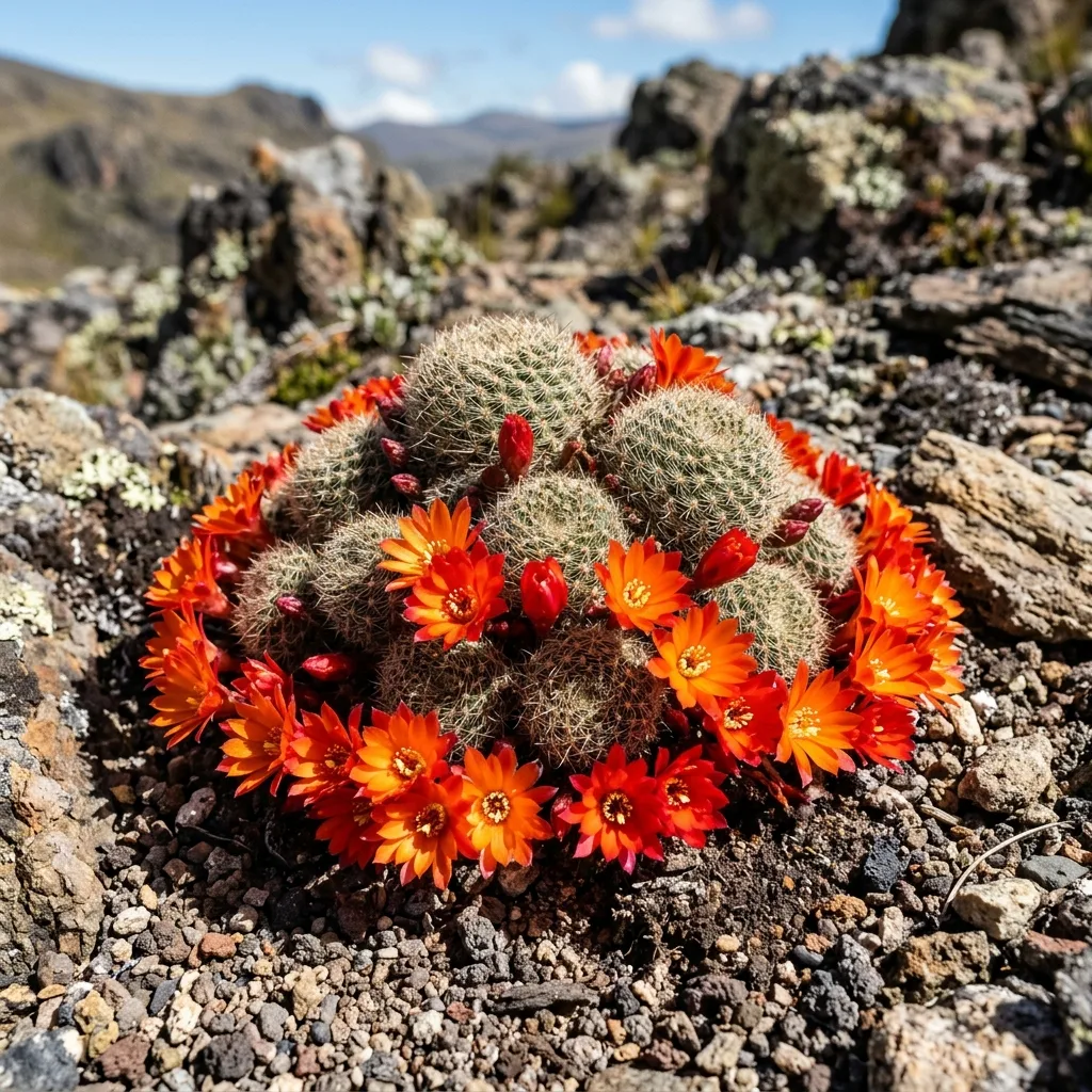 Guía de Cuidados del Cactus Rebutia: Fisiología Floral en Miniatura de las Cumbres Montañosas y Protocolo de Cultivo