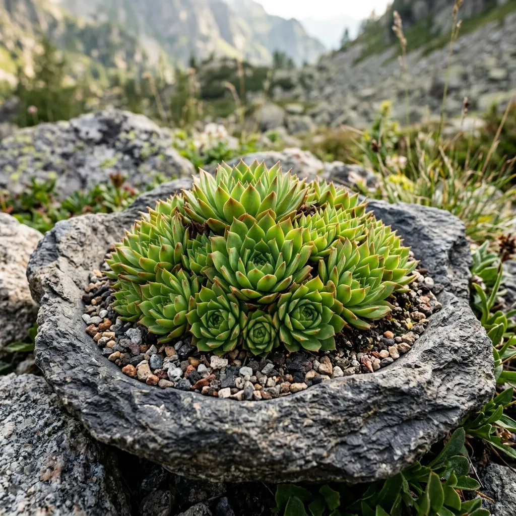 Guía de Cuidados de la Suculenta Rosularia: Fisiología de las Rosetas de Montaña y Protocolo de Cultivo