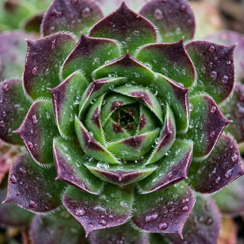 Kaya Gülü Sukulenti (Sempervivum tectorum) Bakımı ve Doğal 