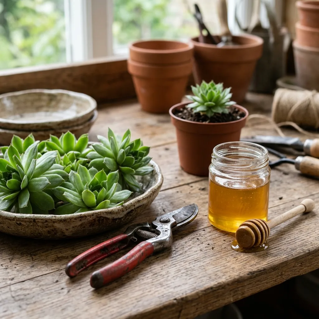 Kaya Gülü Sukulenti (Sempervivum tectorum) Bakımı ve Doğal