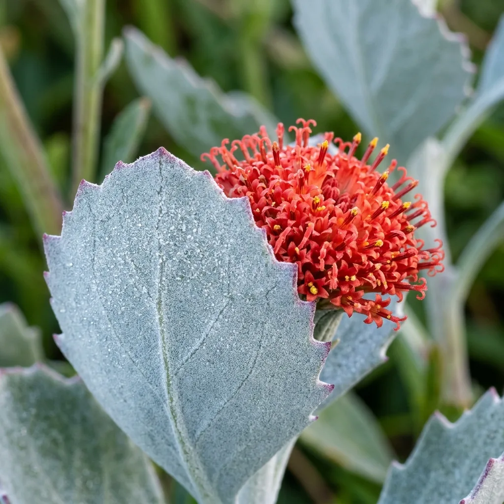 Elegancia Azul de Flores de Coral: Guía de Cultivo y Cuidados de Senecio fulgens (Senecio Coral) - Detalle Botánico y Morfología
