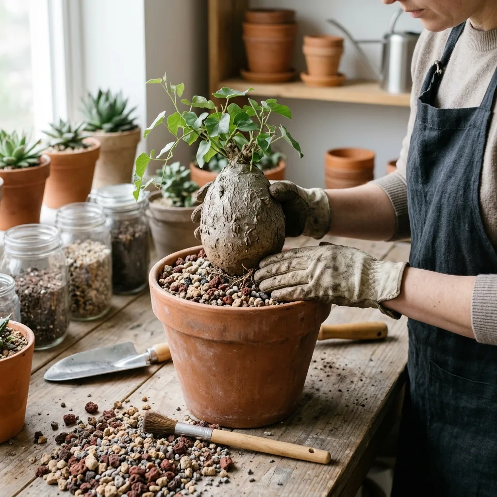 Succulent Ipomoea Care Guide: Caudex Physiology, Growth, and Pruning Protocol - Care and Propagation Step