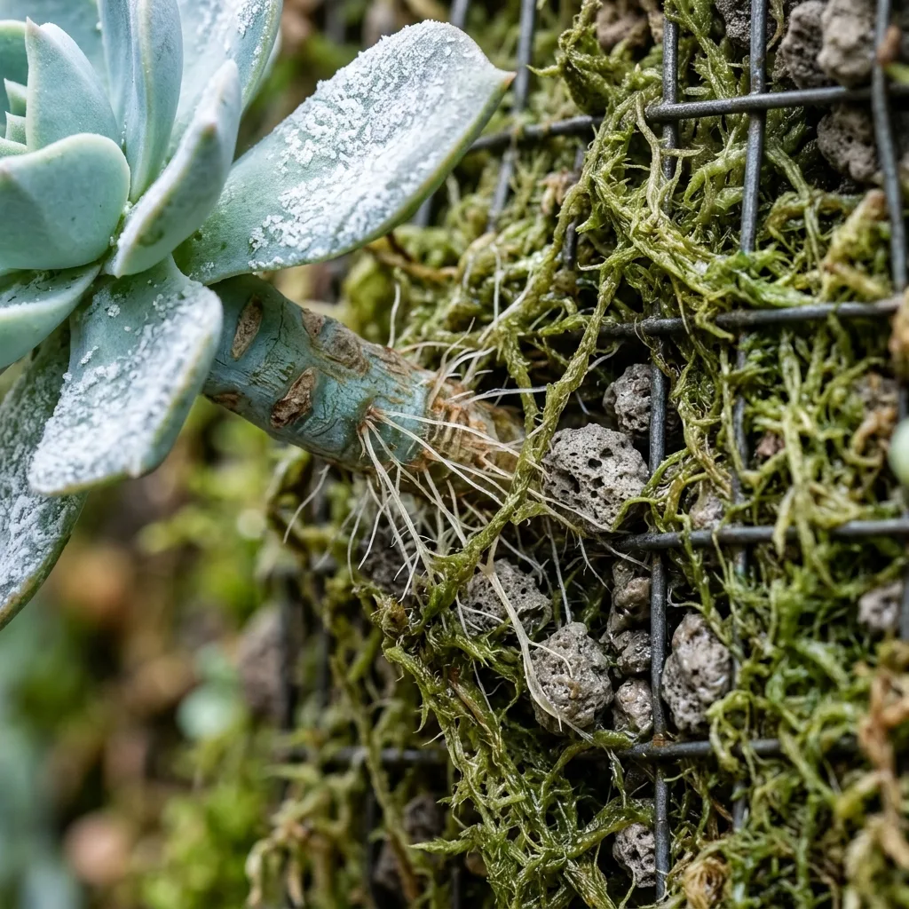 ¿Cómo Cultivar un Cuadro Vivo de Suculentas? El Arte del Jardín Vertical y su Protocolo de Mantenimiento - Detalle Botánico y Morfología
