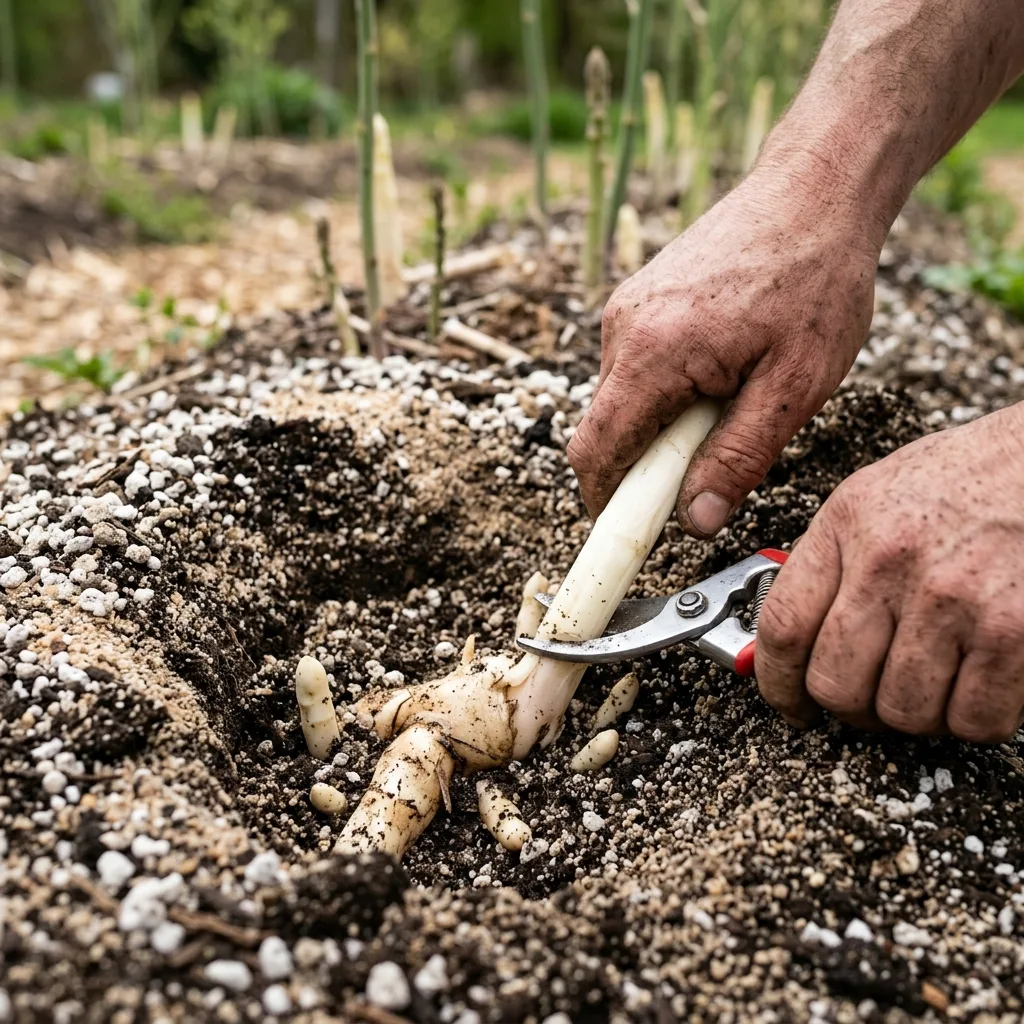 Beyaz Kuşkonmaz Nedir ve Nasıl Büyür? Asparagus Ailesinin Etiyolasyon Sanatı ve Bakım Rehberi - Saksılama ve Çoğaltma Aşaması