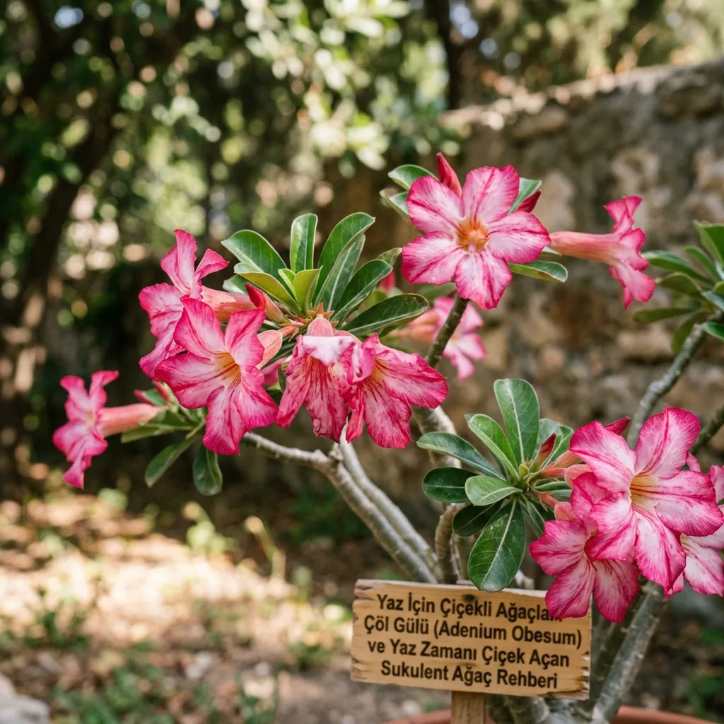 Yaz İçin Çiçekli Ağaçlar: Çöl Gülü (Adenium Obesum) ve Yaz Zamanı Çiçek Açan Sukulent Ağaç Rehberi - Saksılama ve Çoğaltma Aşaması